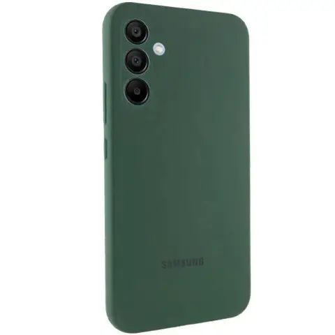 Чохол Silicone Cover Lakshmi Full Camera (AAA) with Logo для Samsung Galaxy A56 Зелений / Cyprus Green