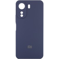 Чохол Silicone Cover Lakshmi Full Camera (AAA) with Logo для Xiaomi Redmi 13C / Poco C65 Темно-синій / Midnight blue
