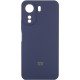 Чохол Silicone Cover Lakshmi Full Camera (AAA) with Logo для Xiaomi Redmi 13C / Poco C65 Темно-синій / Midnight blue