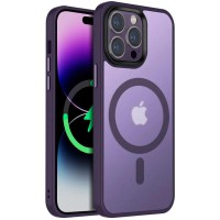 Чохол Ummi Colorful with MagSafe для Apple iPhone 15 Pro (6.1") Темно-фіолетовий / Dark Purple