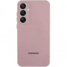 Чохол Silicone Cover Lakshmi Full Camera (AA) with logo для Samsung Galaxy S25+ Рожевий / Pink Sand