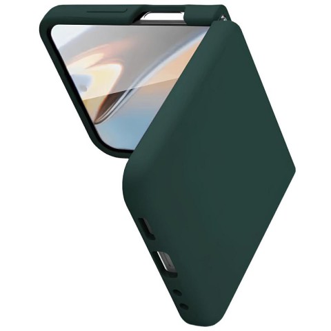 Чохол Foldables Silicone Cover Lakshmi (AAA) для Samsung Galaxy Z Flip5 Зелений / Cyprus Green