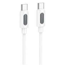 Дата кабель Borofone BX114 Structure Type-C to Type-C 60W (1m) White