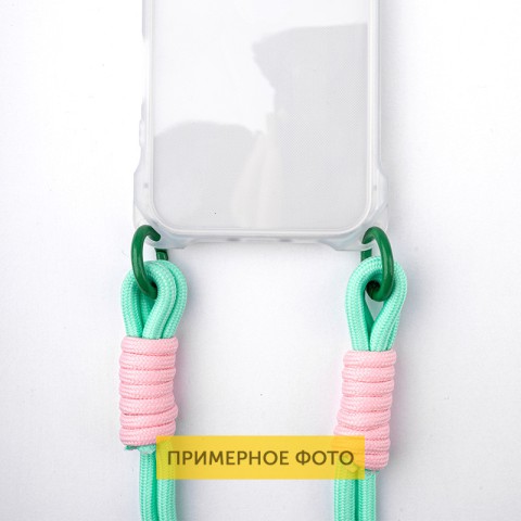 Чохол TPU CrossBody with straps для Apple iPhone 16e (6.1") Transparent