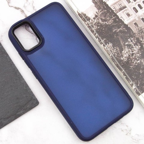 Чохол TPU+PC Lyon Frosted для Samsung Galaxy A05 Navy Blue