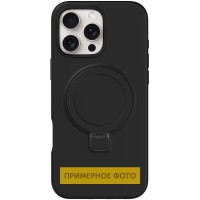 Чохол Silicone Case Full Protective NO LOGO with Ring для Apple iPhone 16e (6.1") Black