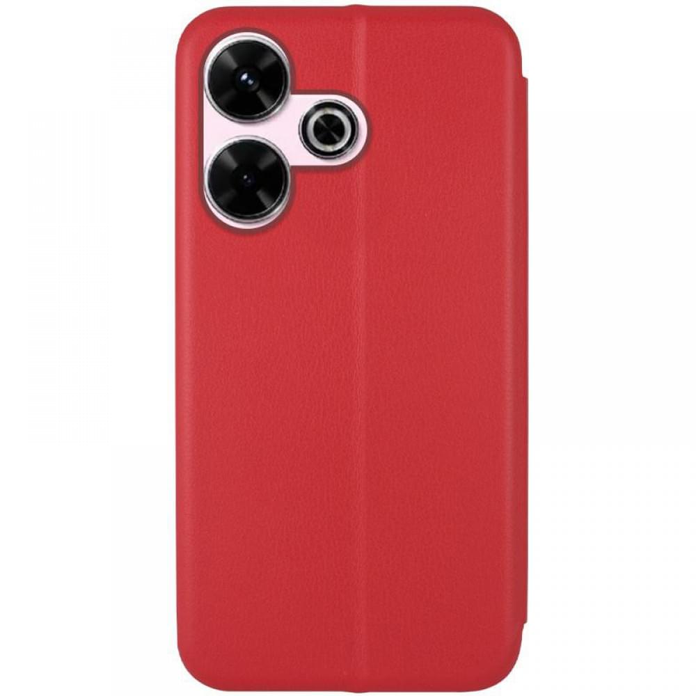 Шкіряний чохол-книжка Classy для Xiaomi Redmi 13 4G / Poco M6 4G Червоний