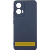 Чохол Silicone Cover Lakshmi Full Camera (AAA) для Motorola Moto G85 Темно-синій / Midnight blue