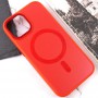 Чохол TPU+Glass Sapphire Midnight Open Camera with MagSafe для Apple iPhone 15 Plus (6.7") Червоний / Red