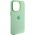 Чохол Silicone Case Metal Buttons (AA) для Apple iPhone 13 Pro Max (6.7") Зелений / Pistachio