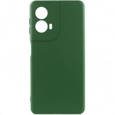 Чохол Silicone Cover Ummi Lakshmi Full Camera (AA) для Motorola Moto G85 Зелений / Dark green