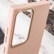 Шкіряний чохол Bonbon Leather Metal Style для Samsung Galaxy S23 Ultra Рожевий / Light pink