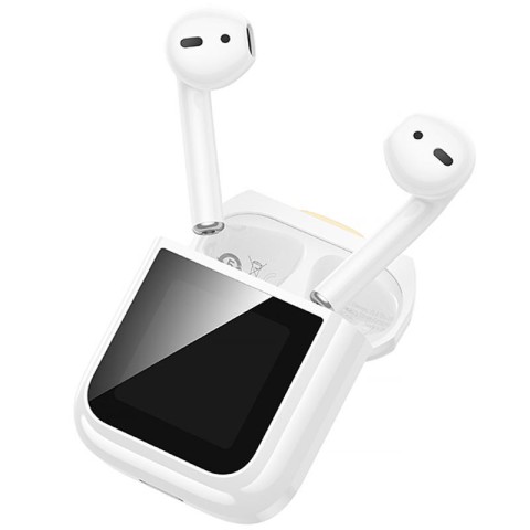 Бездротові TWS навушники Hoco EW86 Cat White