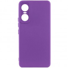 Чохол Silicone Cover Lakshmi Full Camera (A) для Tecno Pop 6 Pro Фіолетовий / Purple