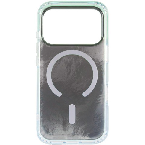 Чохол TPU Shiny Mountain (MagFit) для Apple iPhone 17 Pro (6.3") Green / Blue