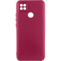 Чохол Silicone Cover Lakshmi Full Camera (AA) для Xiaomi Redmi 10A Бордовий / Marsala