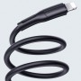 Дата кабель USAMS US-SJ500 U68 USB to Lightning (1m) Чорний