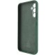 Чохол Silicone Cover Lakshmi Full Camera (AA) with logo для Samsung Galaxy A55 Зелений / Dark green