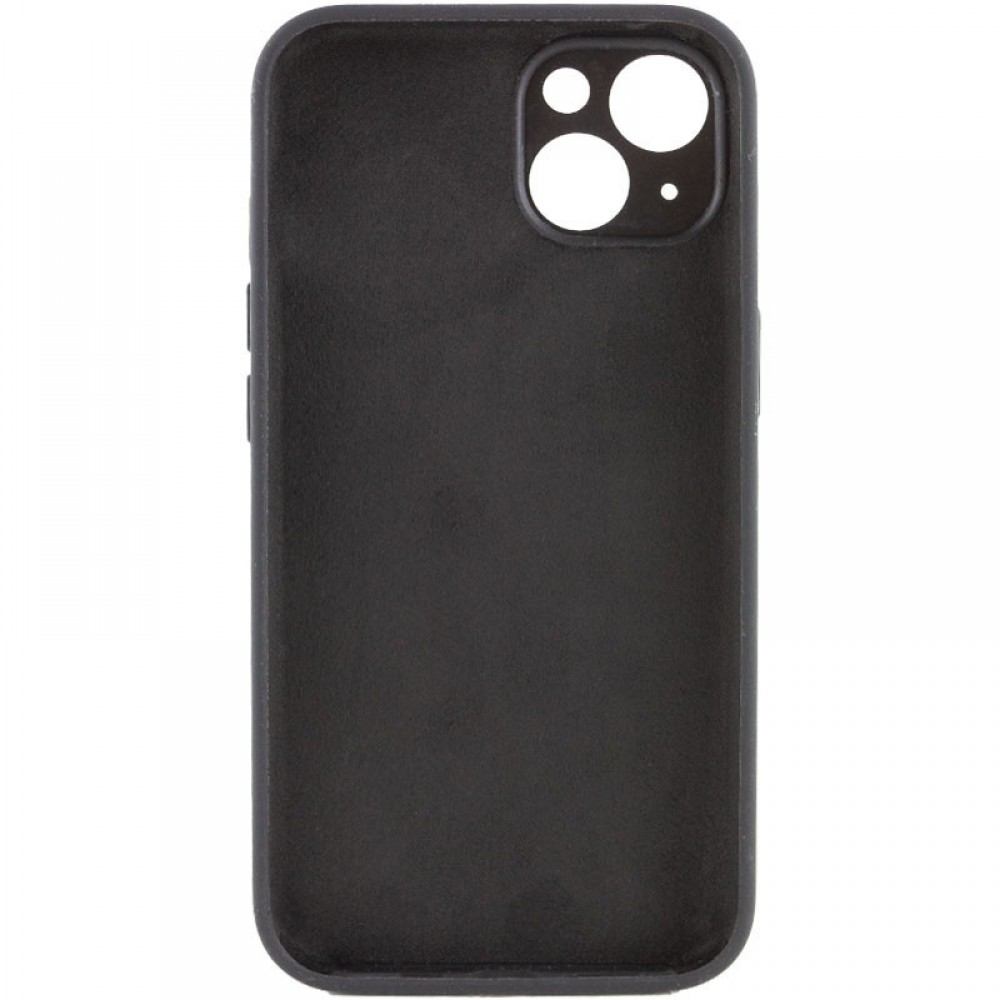 Чохол Silicone Case Full Camera Protective (AA) NO LOGO для Apple iPhone 15 Plus (6.7") Чорний / Black