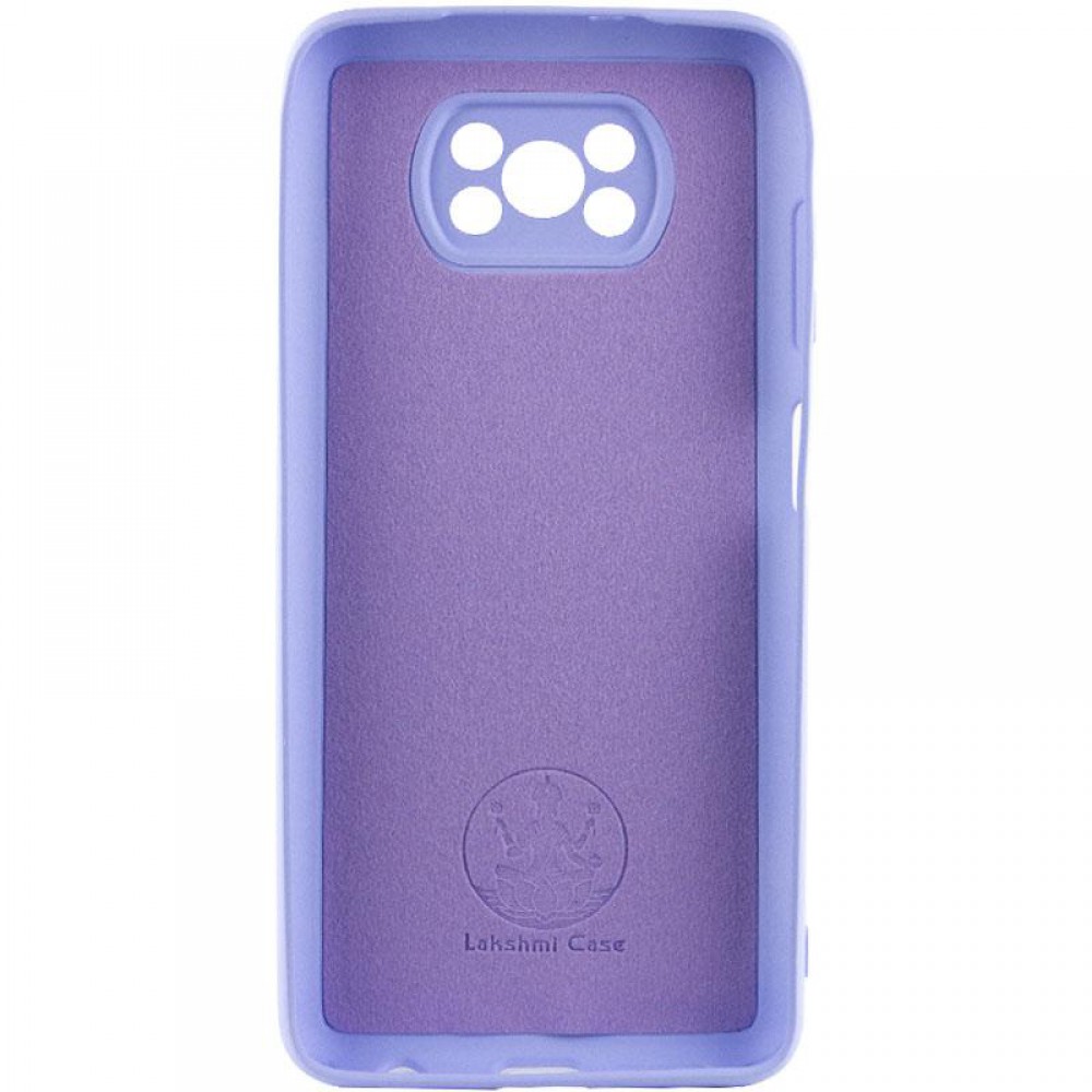 Чохол Silicone Cover Ummi Lakshmi Full Camera (AA) для Xiaomi Poco X3 NFC / Poco X3 Pro Бузковий / Dasheen