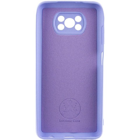 Чохол Silicone Cover Ummi Lakshmi Full Camera (AA) для Xiaomi Poco X3 NFC / Poco X3 Pro Бузковий / Dasheen
