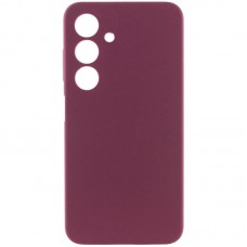 Чохол Silicone Cover Lakshmi Full Camera (AAA) для Samsung Galaxy A17 4G/5G Бордовий / Plum