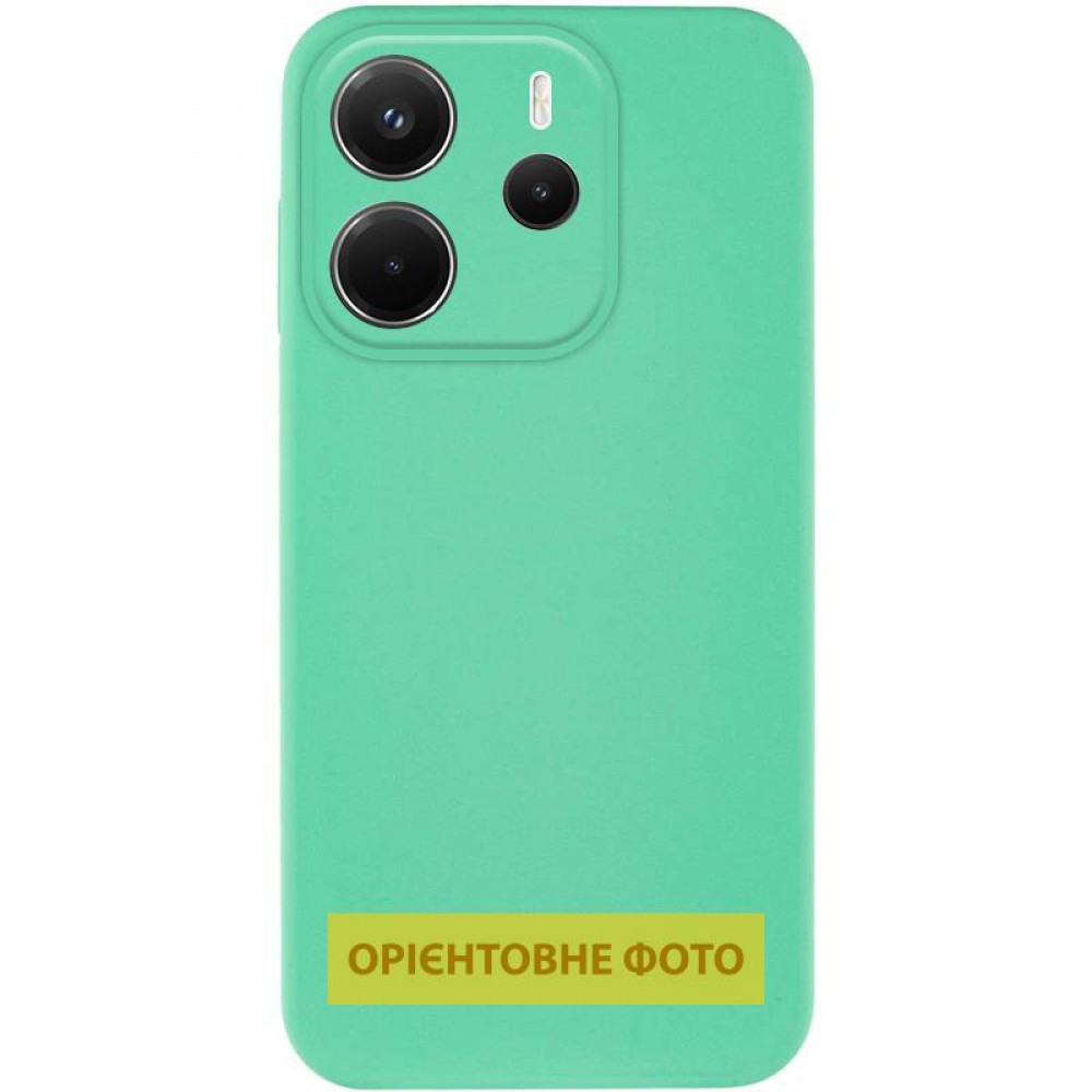 Чохол Silicone Cover Ummi Lakshmi Full Camera (AA) для Xiaomi Redmi Note 14 Pro 4G/5G Ментоловий / Mint
