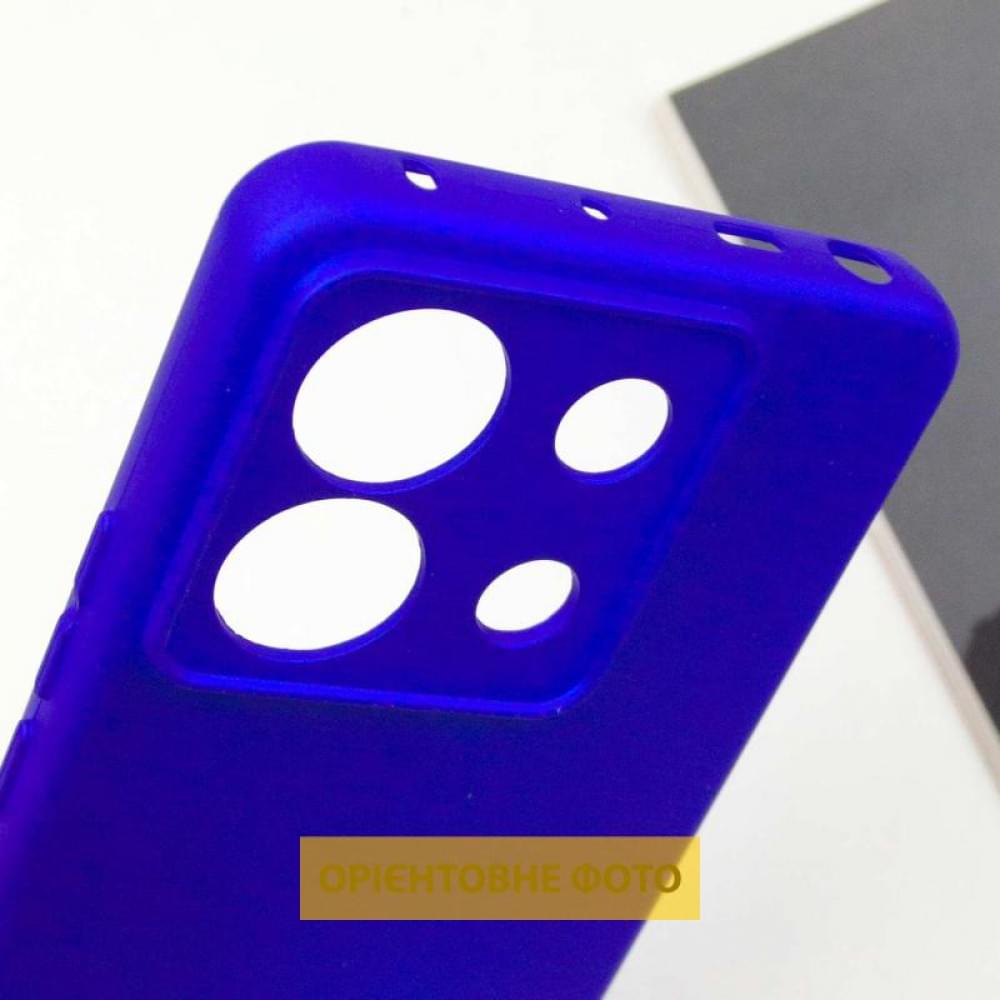Чохол TPU GETMAN Liquid Silk Full Camera для Xiaomi Poco X6 / Note 13 Pro 5G Синій / Iris