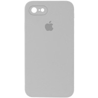 Чохол Silicone Case Square Full Camera Protective (AA) для Apple iPhone 6/6s (4.7") Сірий / Light Grey