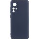 Чохол Silicone Cover Lakshmi Full Camera (AA) для Xiaomi 12T / 12T Pro Синій / Midnight Blue