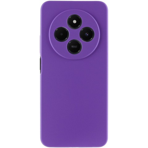 Чохол Silicone Cover Lakshmi Full Camera (AAA) для Xiaomi Redmi 14C / Poco C75 Сливовий / Purple