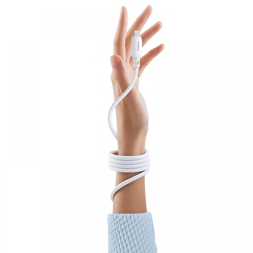 Дата кабель Baseus PicoGo Magnetic Liquid Silicone Type-C to Type-C 240W (1m) (P10376800)