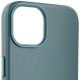Шкіряний чохол Leather Case (AA Plus) with MagSafe для Apple iPhone 14 (6.1") Pine green