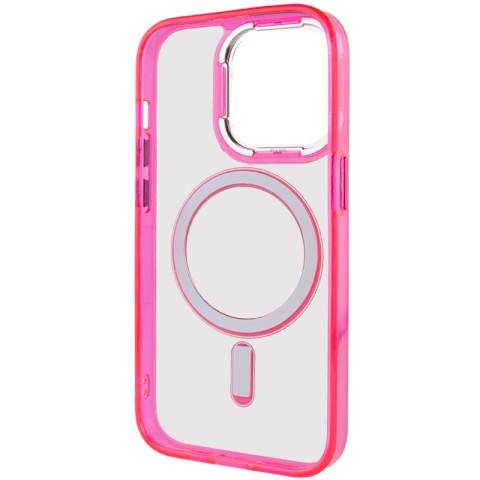 Чохол TPU Iris with MagSafe для Apple iPhone 13 Pro (6.1") Малиновий