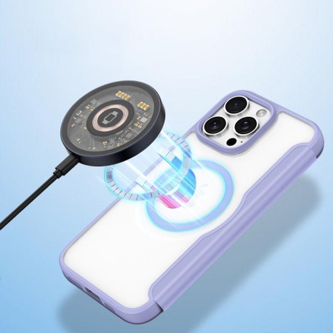 Чохол-книжка Dux Ducis Skin X Pro with MagSafe для Apple iPhone 16 Pro (6.3") Purple