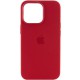 Чохол Silicone case (AAA) with Magsafe and Animation для Apple iPhone 13 Pro Max (6.7") Червоний / Red