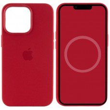 Чохол Silicone case (AAA) full with Magsafe and Animation для Apple iPhone 13 Pro Max (6.7") Червоний / Red