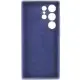 Чохол Silicone Cover Lakshmi Full Camera (AAA) для Samsung Galaxy S25 Ultra Темно-синій / Midnight blue