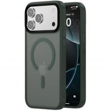 Чохол Ummi Colorful with MagSafe для Apple iPhone 17 Pro Max (6.9") Зелений / Dark Green