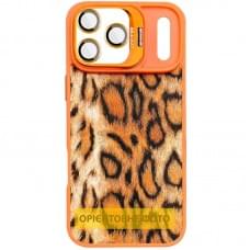 Чохол TPU+PC Wild Leopard with MagSafe and Lens для Apple iPhone 17 Air (6.5") Orange