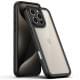 TPU чохол Transparent + Colour 1,5mm для Apple iPhone 16 Pro (6.3") Black