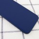 Чохол Silicone Case Square Full Camera Protective (AA) NOLOGO для Apple iPhone 7/8/SE (2020) (4.7") Темно-синій / Midnight blue