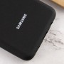 Чохол Silicone Cover Full Protective (AA) для Samsung Galaxy A02 Чорний / Black