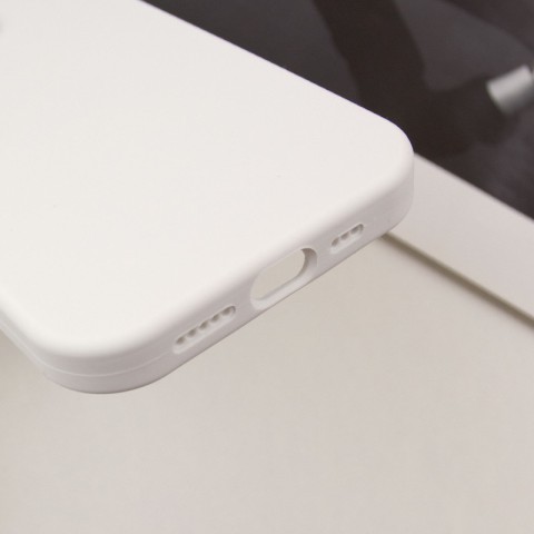 Чохол Silicone Case Full Camera Protective (AA) NO LOGO для Apple iPhone 16 Pro Max (6.9") Білий / White