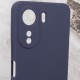 Чохол Silicone Cover Lakshmi Full Camera (AAA) with Logo для Xiaomi Redmi 13C / Poco C65 Темно-синій / Midnight blue