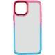 Чохол TPU+PC Fresh sip series для Apple iPhone 12 Pro / 12 (6.1") Бірюзовий / Рожевий