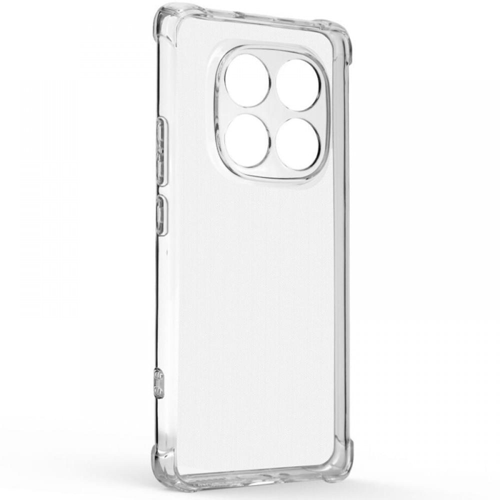 TPU чохол GETMAN Ease logo посилені кути Full Camera для Xiaomi Poco X7 Безбарвний (прозорий)