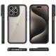 TPU чохол Transparent + Colour 1,5mm для Apple iPhone 12 Pro (6.1") Black