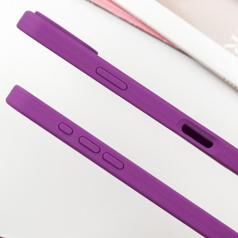 Чохол Silicone Case Full Protective (AA) для Apple iPhone 16 (6.1") Фіолетовий / Grape