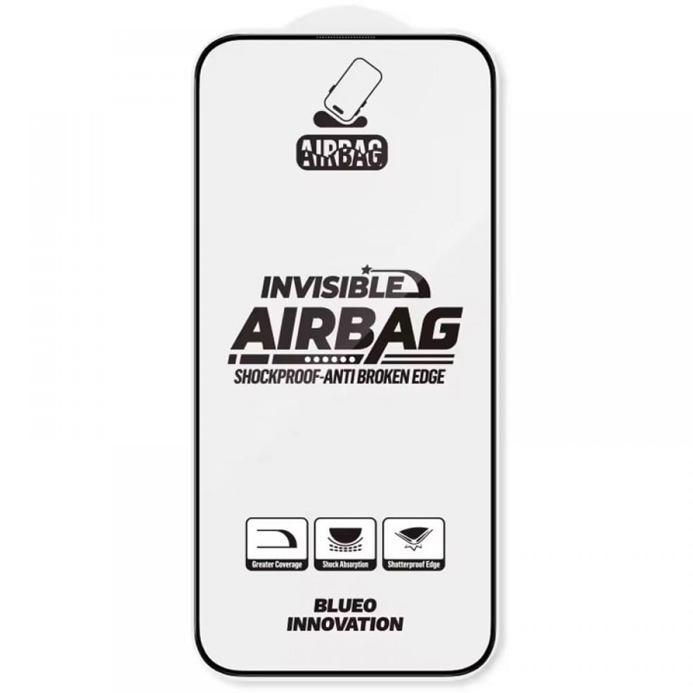 Захисне 3D скло Blueo Invisible Airbag Anti-broken для Apple iPhone 14 Pro / 15 / 16 (6.1") Чорний